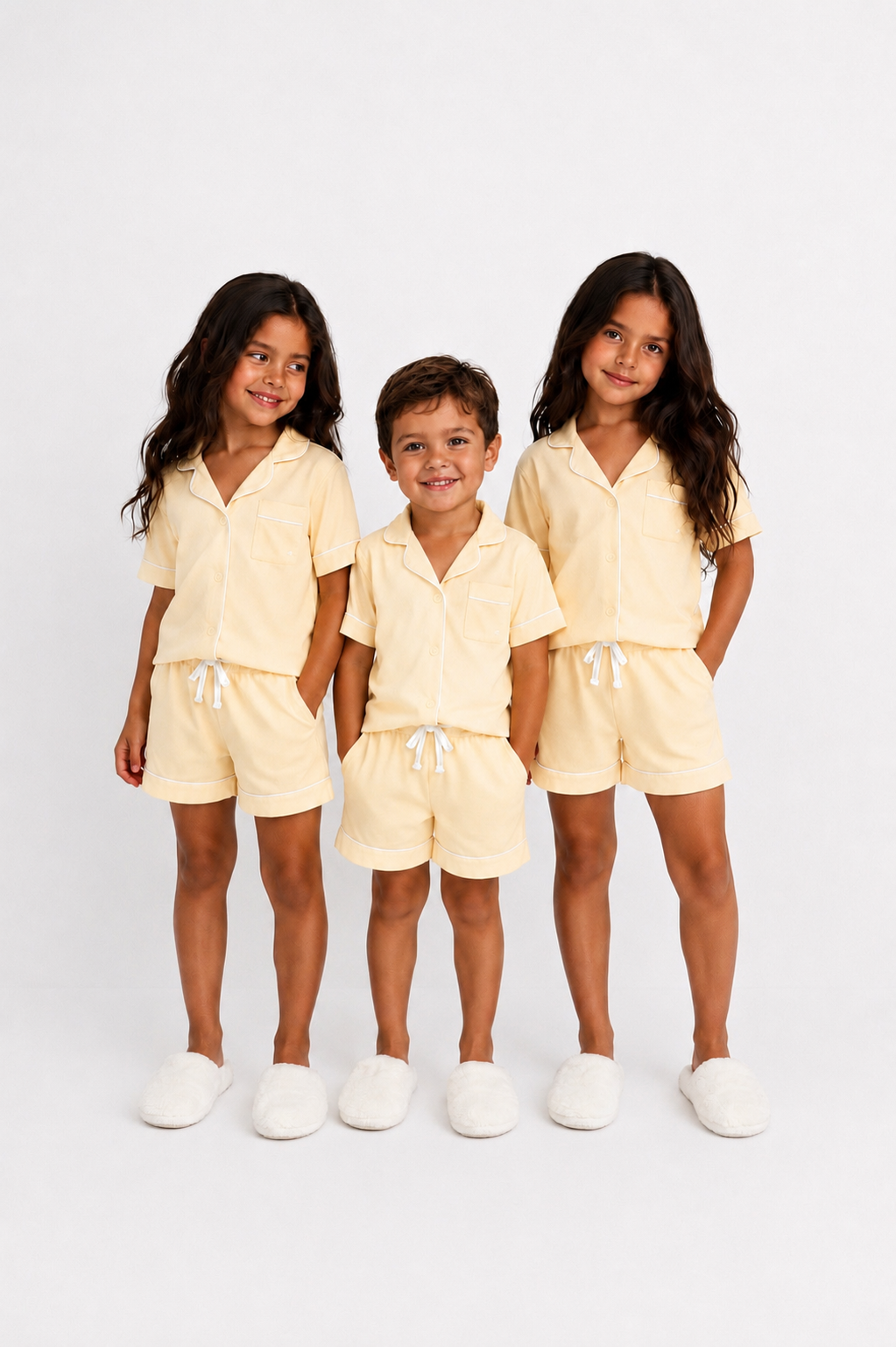 Yellow Bamboo Short Pyjamas