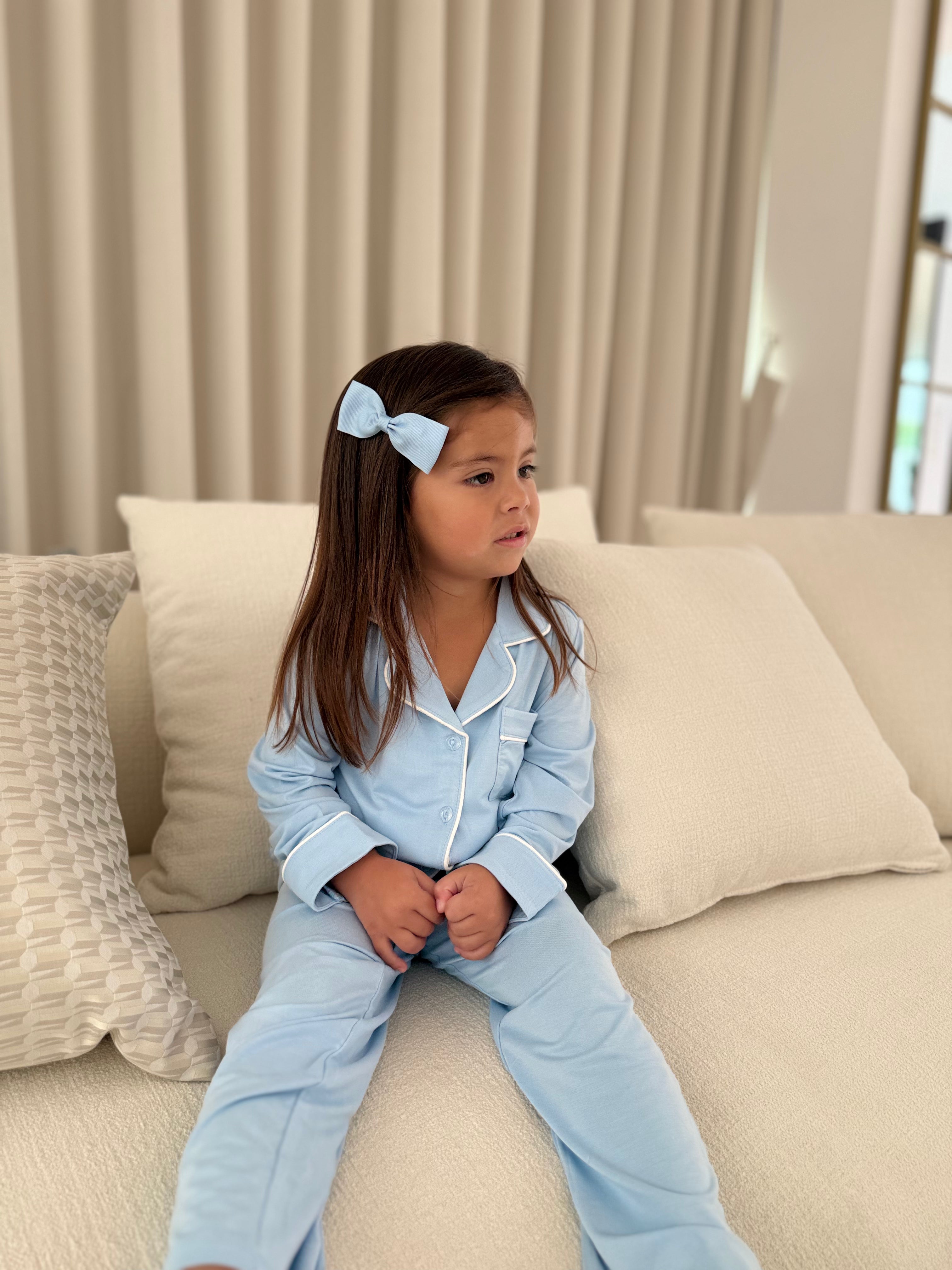 Blue Bamboo Long Pyjamas