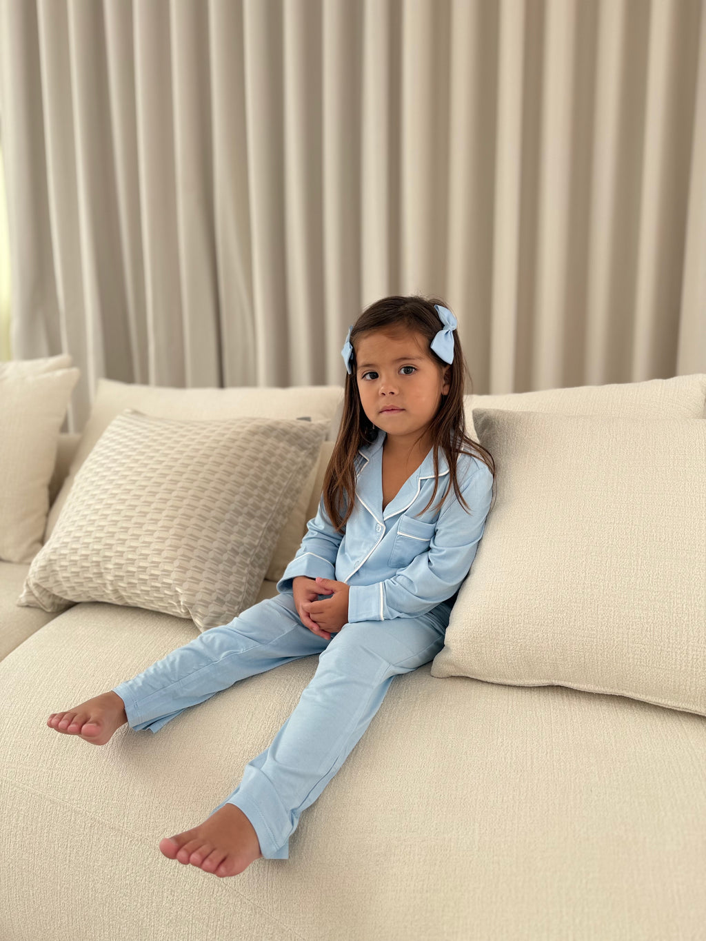Blue Bamboo Long Pyjamas