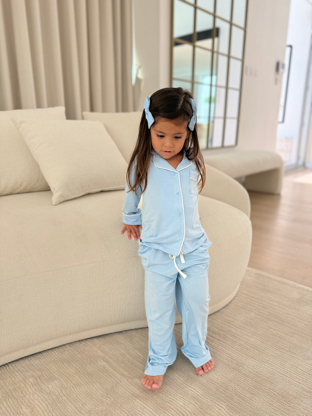 Blue Bamboo Long Pyjamas