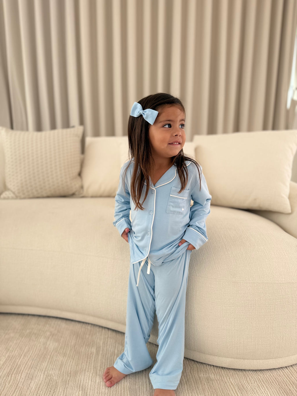 Blue Bamboo Long Pyjamas